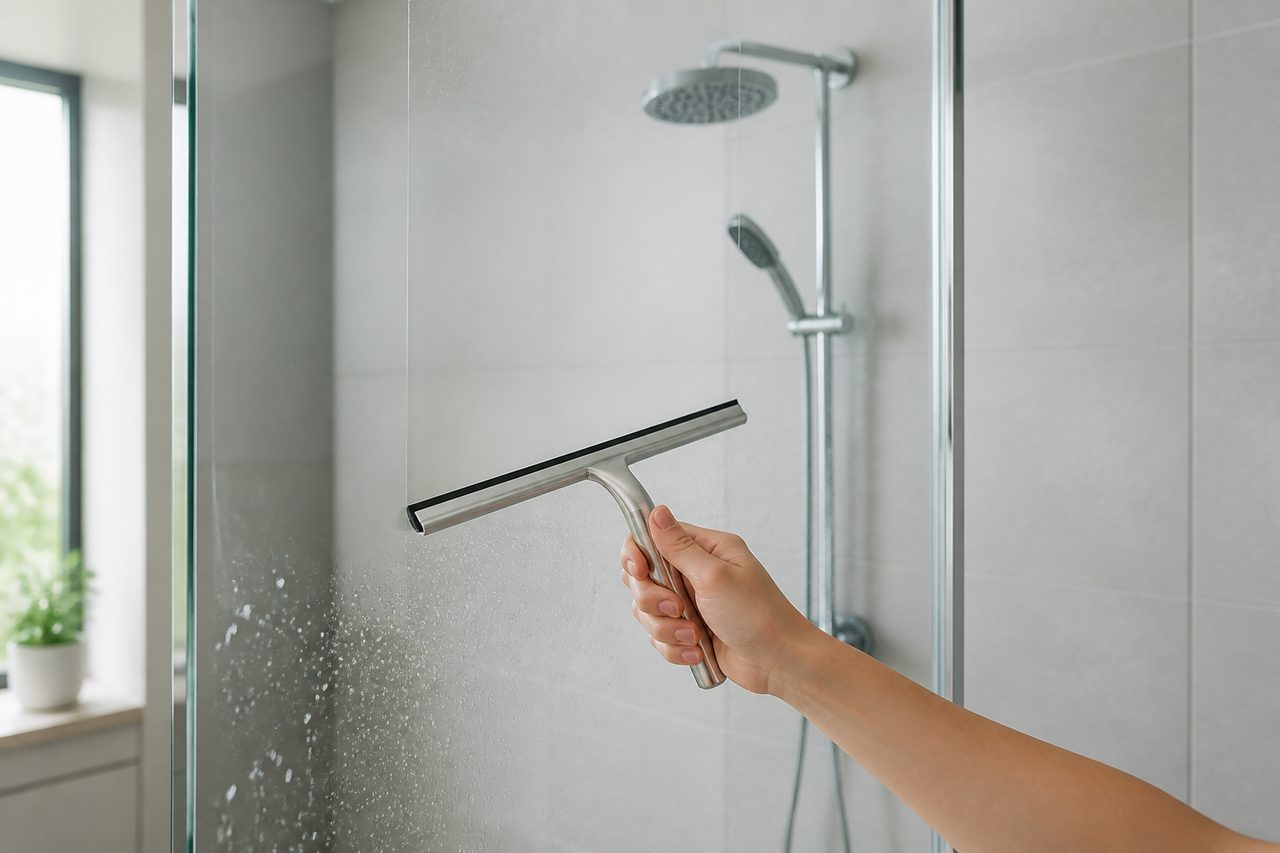 Enlever le calcaire d’une vitre de douche : 5 méthodes qui marchent vraiment