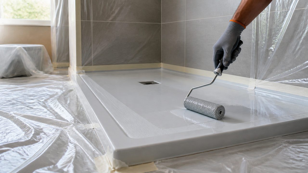 Résine carrelage salle de bain avant après : résultats et limites
